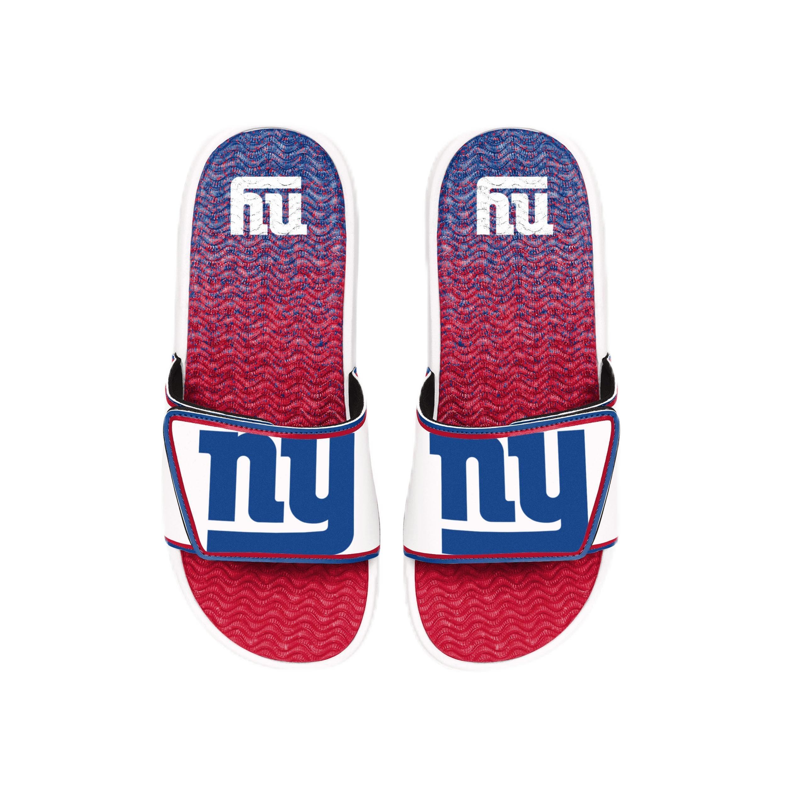 FOCO mens Nfl Primary Team Logo Gradient Gel Slide Sandals