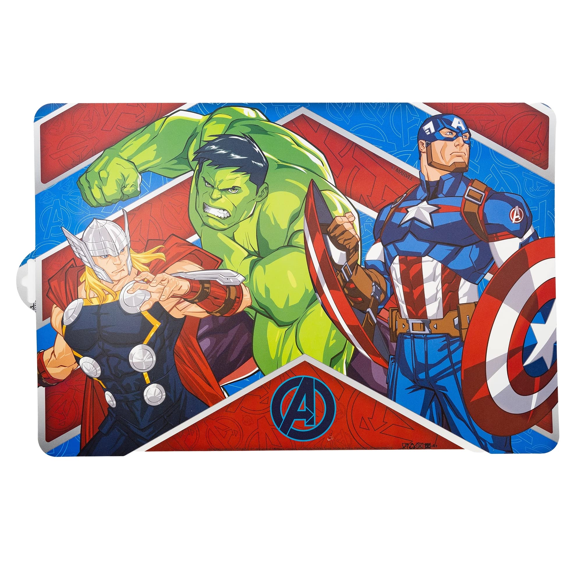 Kinder-Tischset: Avengers Heraldic Army – Offizielle Lizenz