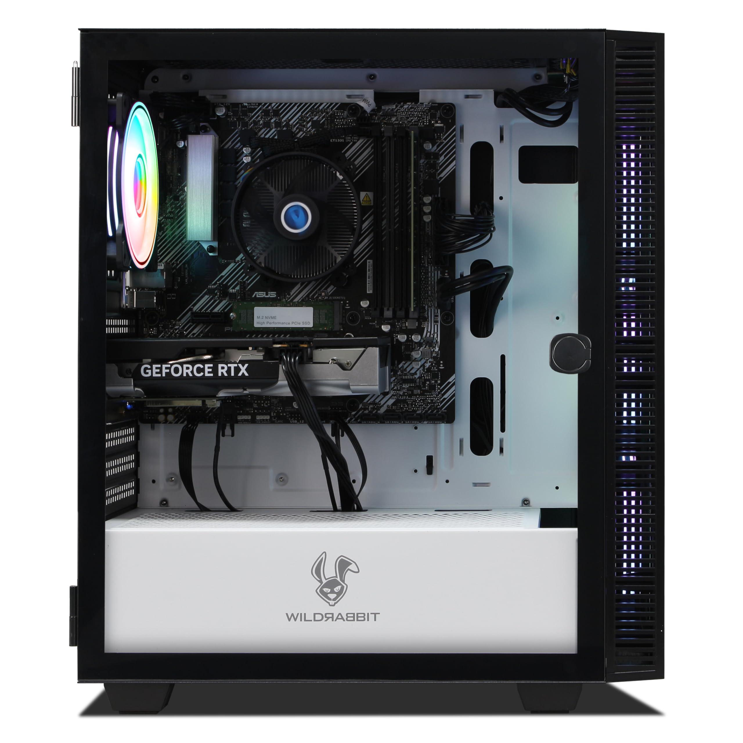 Ankermann Noctis Gaming PC | AMD Ryzen 7 8700F | Nvidia GeForce RTX 3050 6GB | 16GB DDR5 RAM | 1TB NVMe SSD | Windows 11 | WiFi & Bluetooth | MS Office 2024