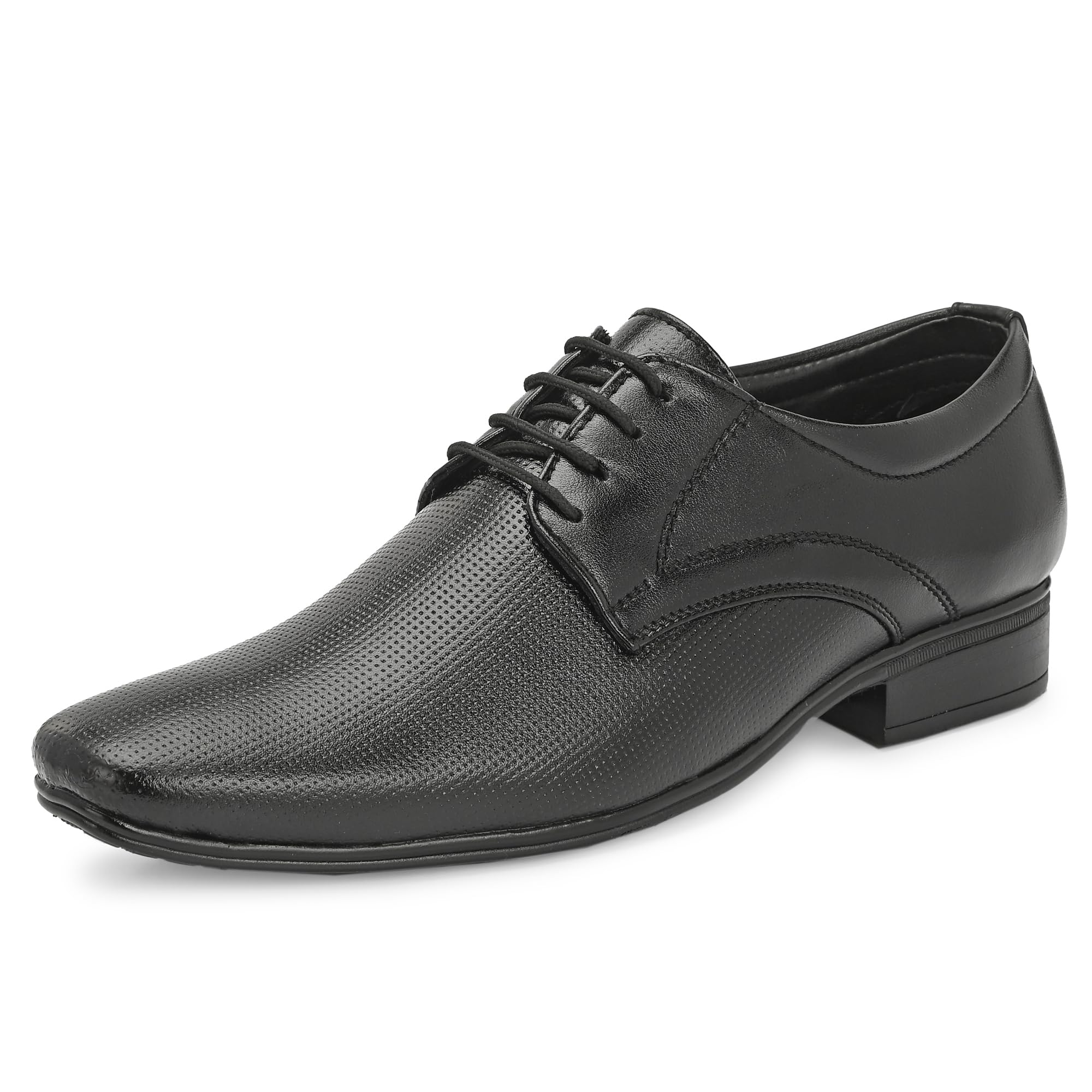 Formal Shoes for Men | Lightweight Comfortable Office Shoes for Man Stylish | Cushioned Insole Lace-Up Shoes for Men | Durable TPR Sole | Trendy Classic Design Footwear for Men (8119)-image-30