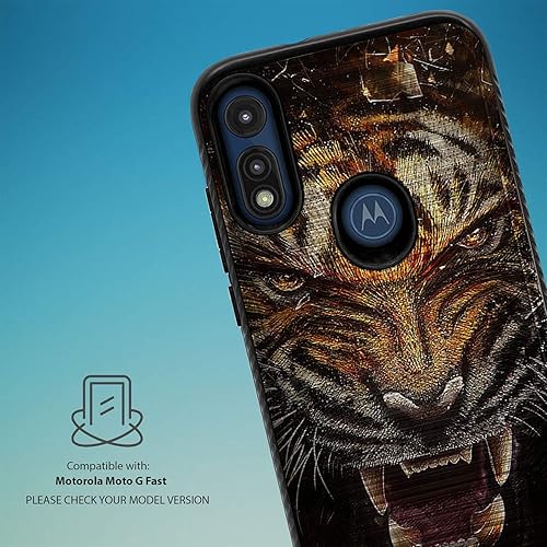 Miniatura 6 de Funda delgada compatible con Motorola Moto E (2020) y Moto E Artic Wolf Artic Wolf (Artic Wolf)