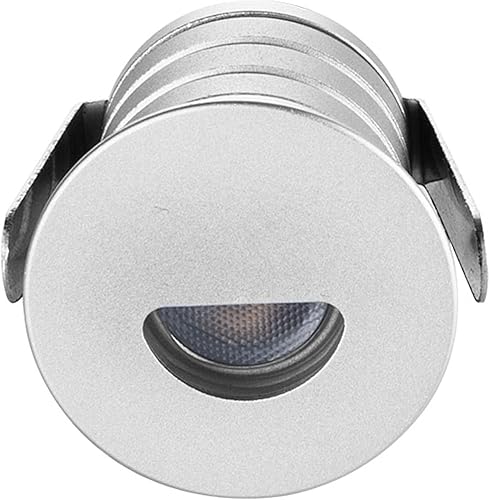 Miniatura 4 de E-Simpo 6 unidades IP67 impermeables para exteriores, 1 W, bajo voltaje, DC12-24V, blanco cálido, 3000 K, luces LED para paisaje, escalón, entrada,