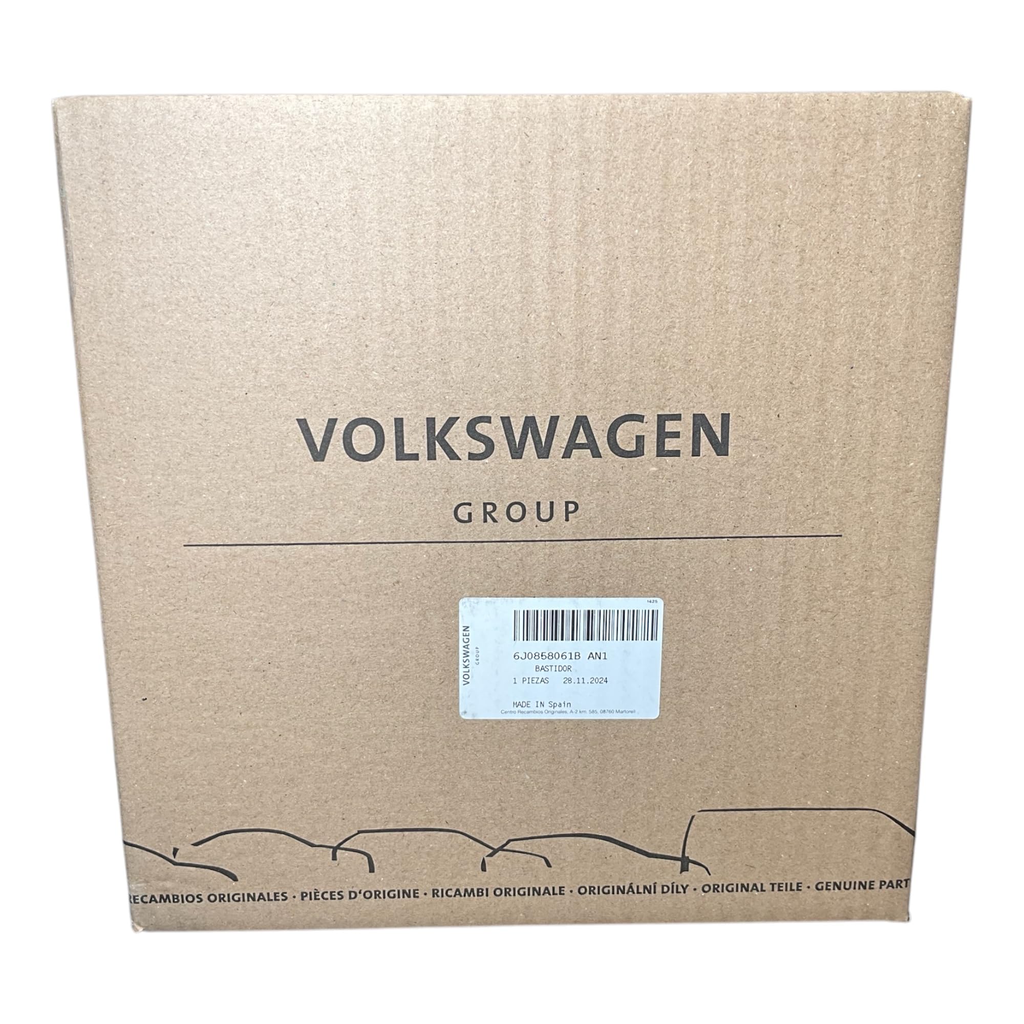 Seat 6J0858061BAN1 Blende Radioschacht DIN Halterahmen Radioblende schwarz