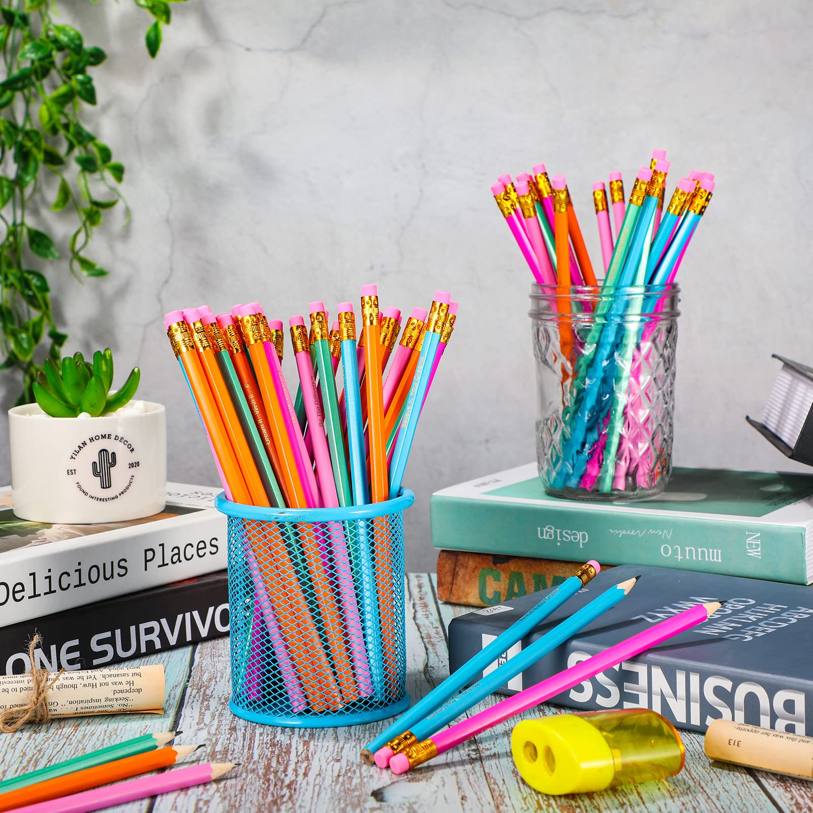 Motivational Pencils For Students Back To School Pencils 10 Pcs Wood Pencils Wit