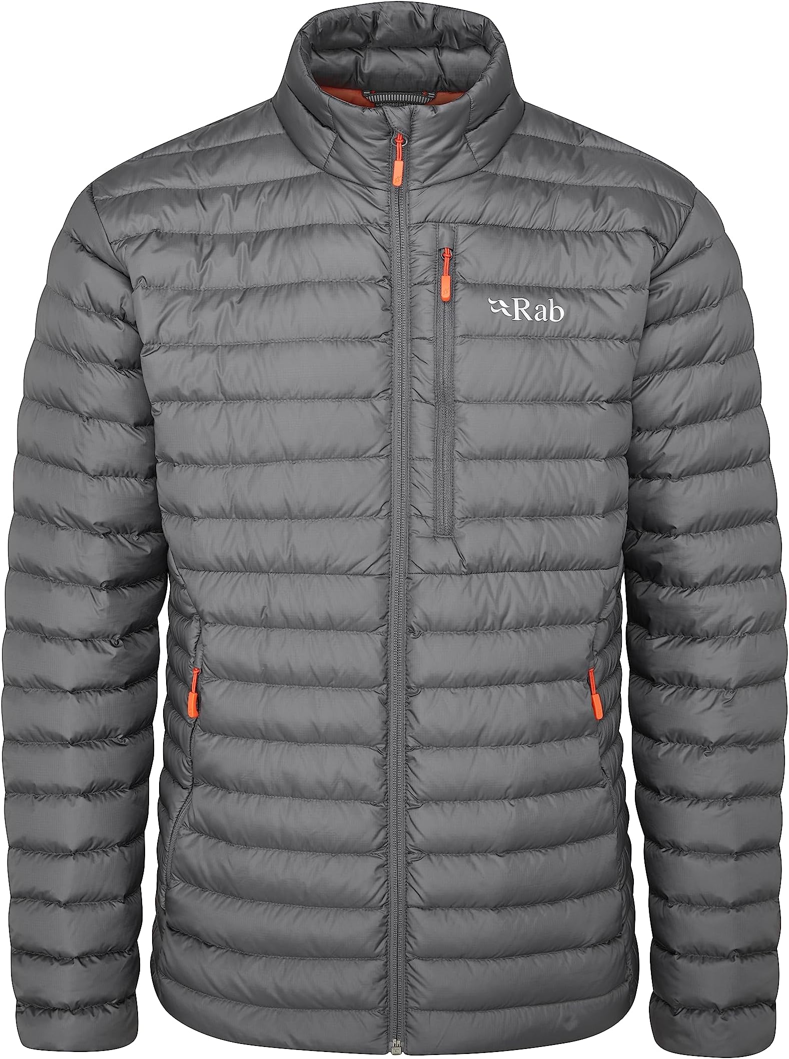 Rab Microlight Jacket - Graphene/Firecracker XX-Large