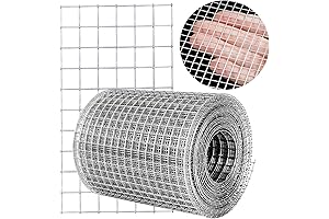 Hardware Cloth 4' x 10' 1/4 in Galvanized Wire Mesh Roll (23...