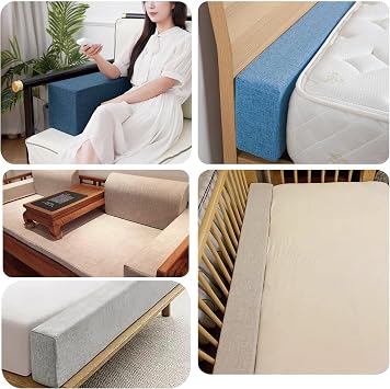 Custom Size Sofa Arm Support Pillows Rectangle Headboard Pillow Washable Pillow for Neck Support and Bed Gap Filler Closing Pillows