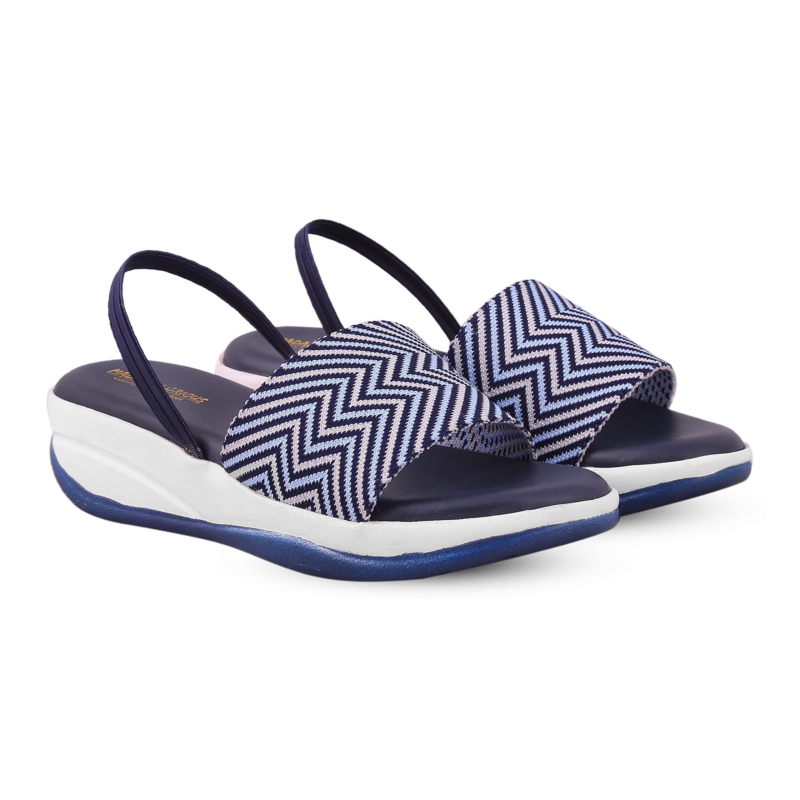madam glorious womens/girls wedges slip on wedges sandal,with back strip casual wedges sandals (B09371DPLY) Amazon Price History, Amazon Price Tracker