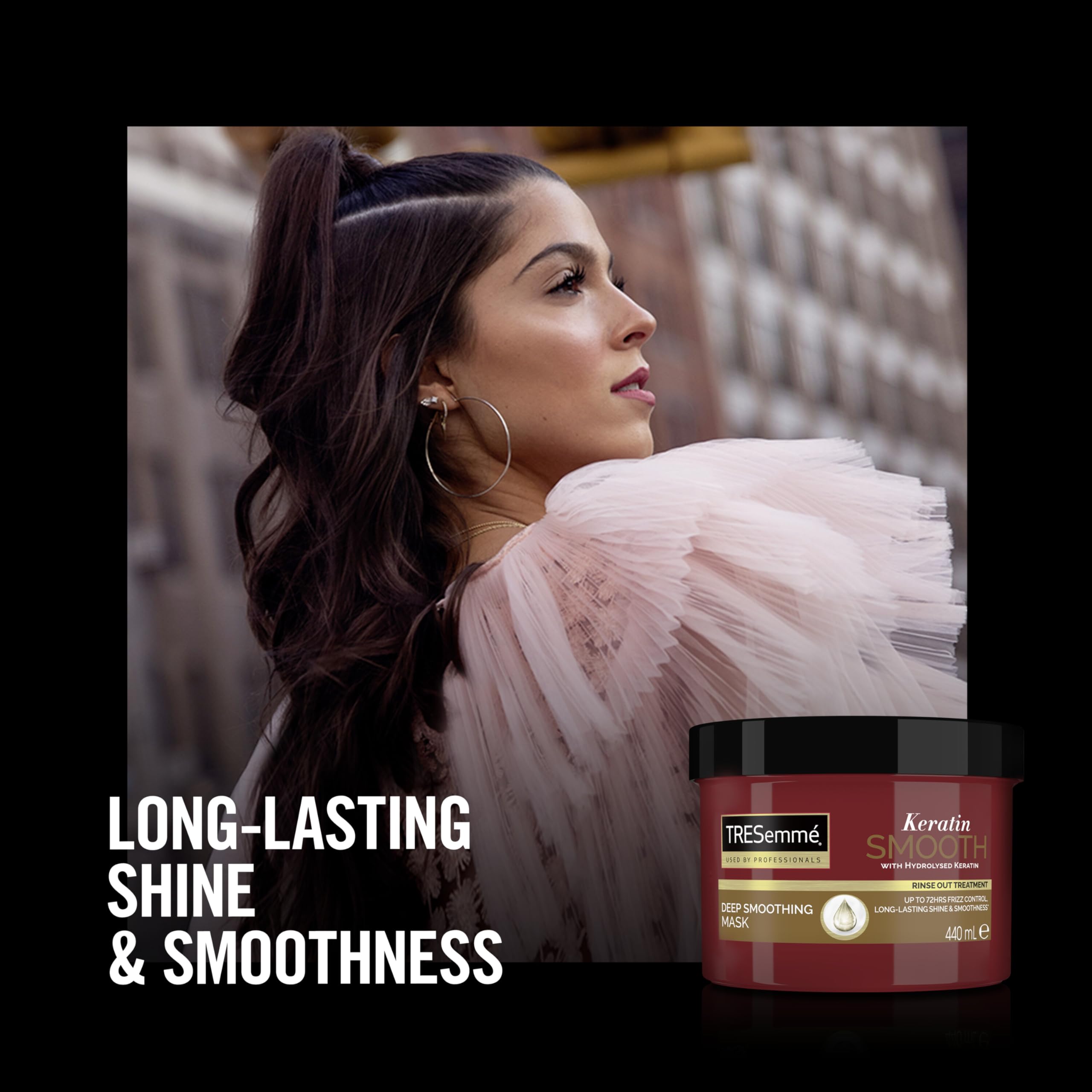TRESemme Keratin Smooth Deep Smoothing Mask rinse-out hair treatment with hydrolysed keratin for soft shiny, frizz-free hair 440 ml - Image 3