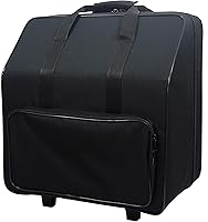 Vista 6 de SM2512 Traveler Deluxe Acordeon Outfit incluye funda enrollable y correas de hombro con arnés