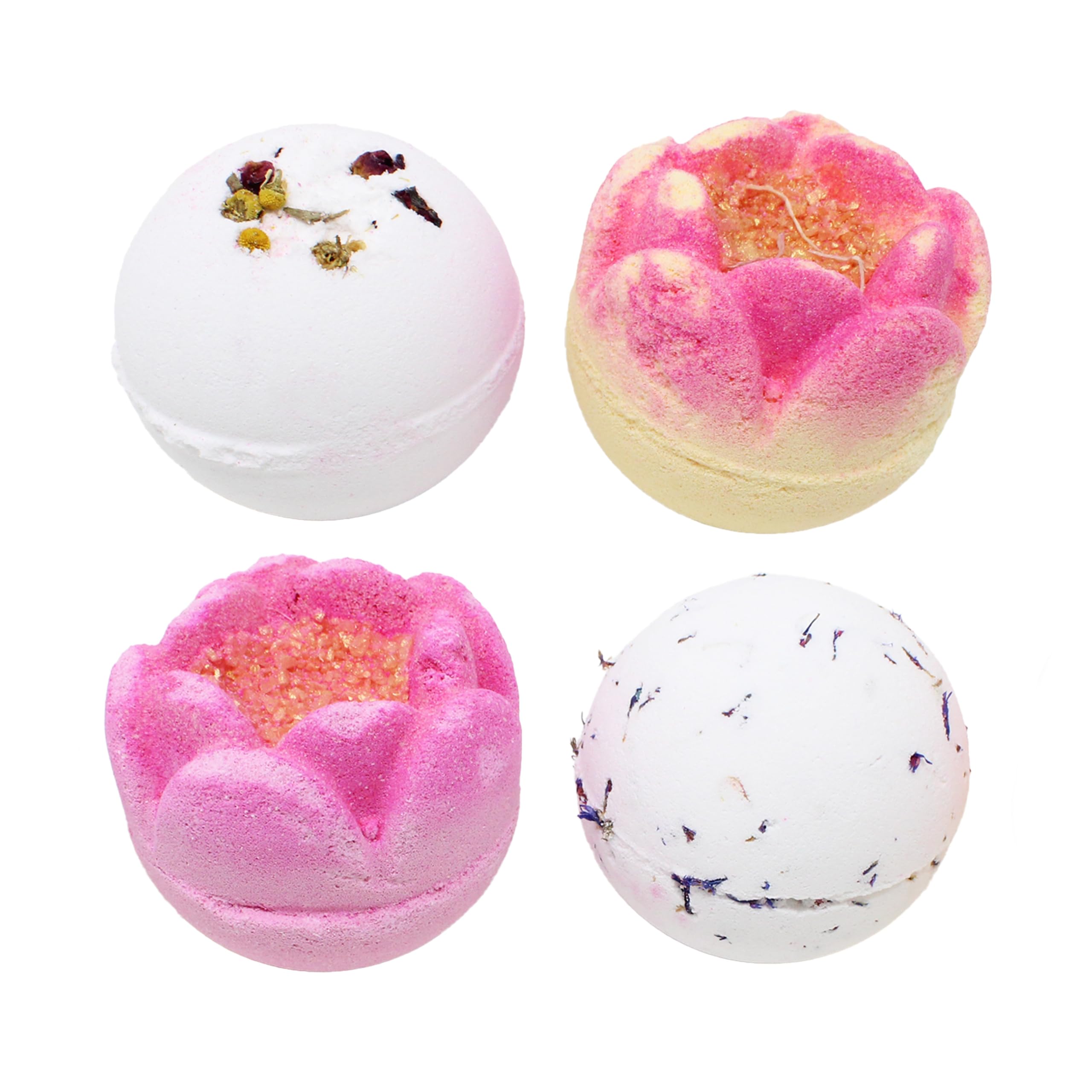 Bomb Cosmetics Raw Badebomben Geschenkset, handgefertigt mit reinen ätherischen Ölen, Kakao und Sheabutter