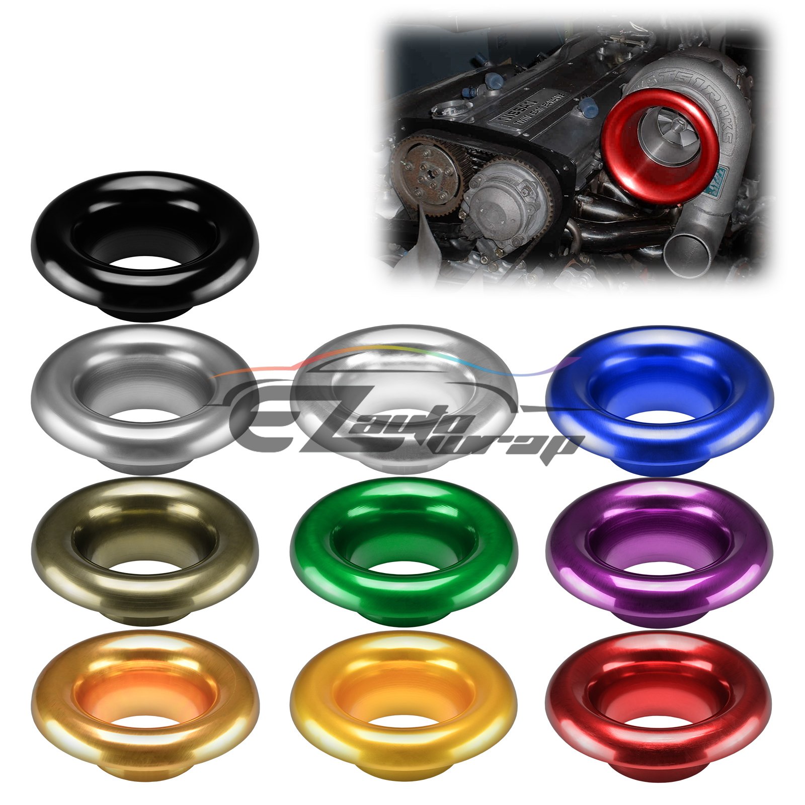4 inch Inlet Short Bellmouth Velocity Stack Adapter Air Intake