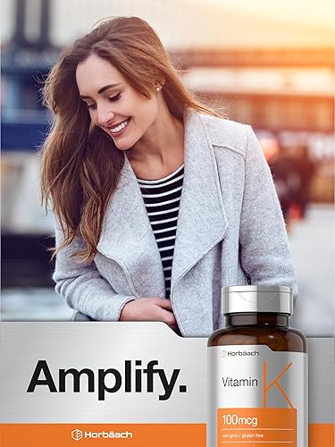 Miniatura 7 de Horbäach Suplemento de vitamina K | 100mcg | 120 tabletas | Suplemento vegetariano, sin OMG y sin gluten