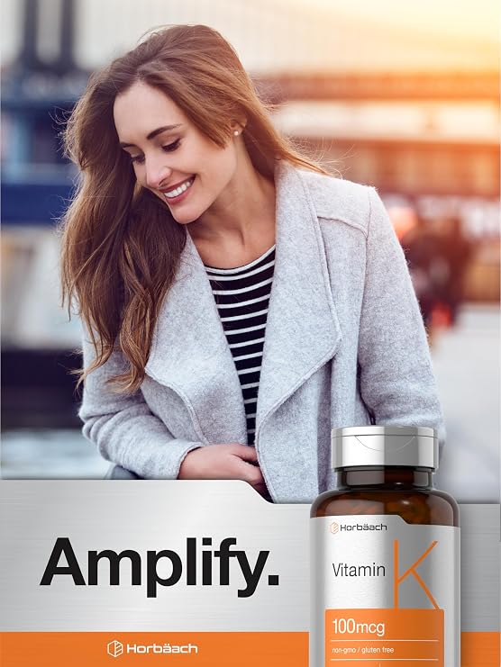 Horbaach Vitamin K Supplement | 100mcg | 120 Tablets