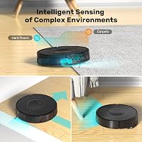 Verefa 2-in-1 robotporszívó és felmosó, 3200Pa szívóerő, 150 perc üzemidő, Alexa vezérlés 7