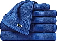 Vista 54 de Lacoste Heritage - Tapete para la ducha de algodón Supima, color azul surf, de 21 x 31 pulgadas