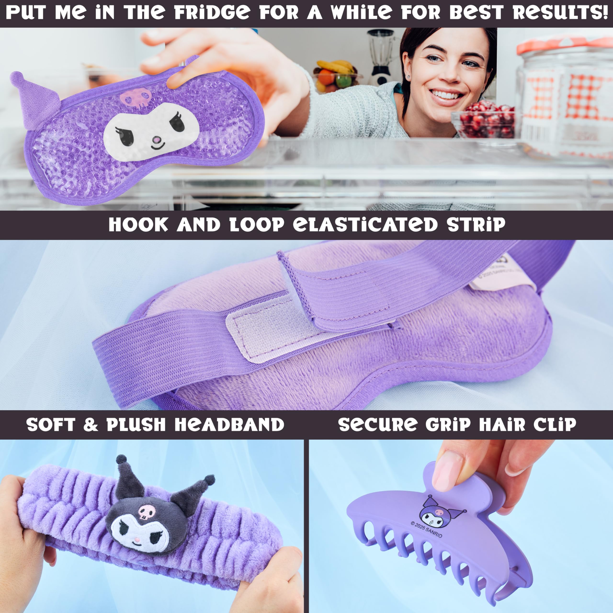 Amazon.com : Hello Kitty Sanrio Kuromi Beauty Set for Women, Teens