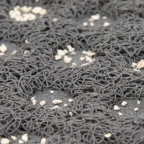 Miniatura 6 de Catit Alfombrilla para arena para gatos, rectangular, grande, gris, 44366