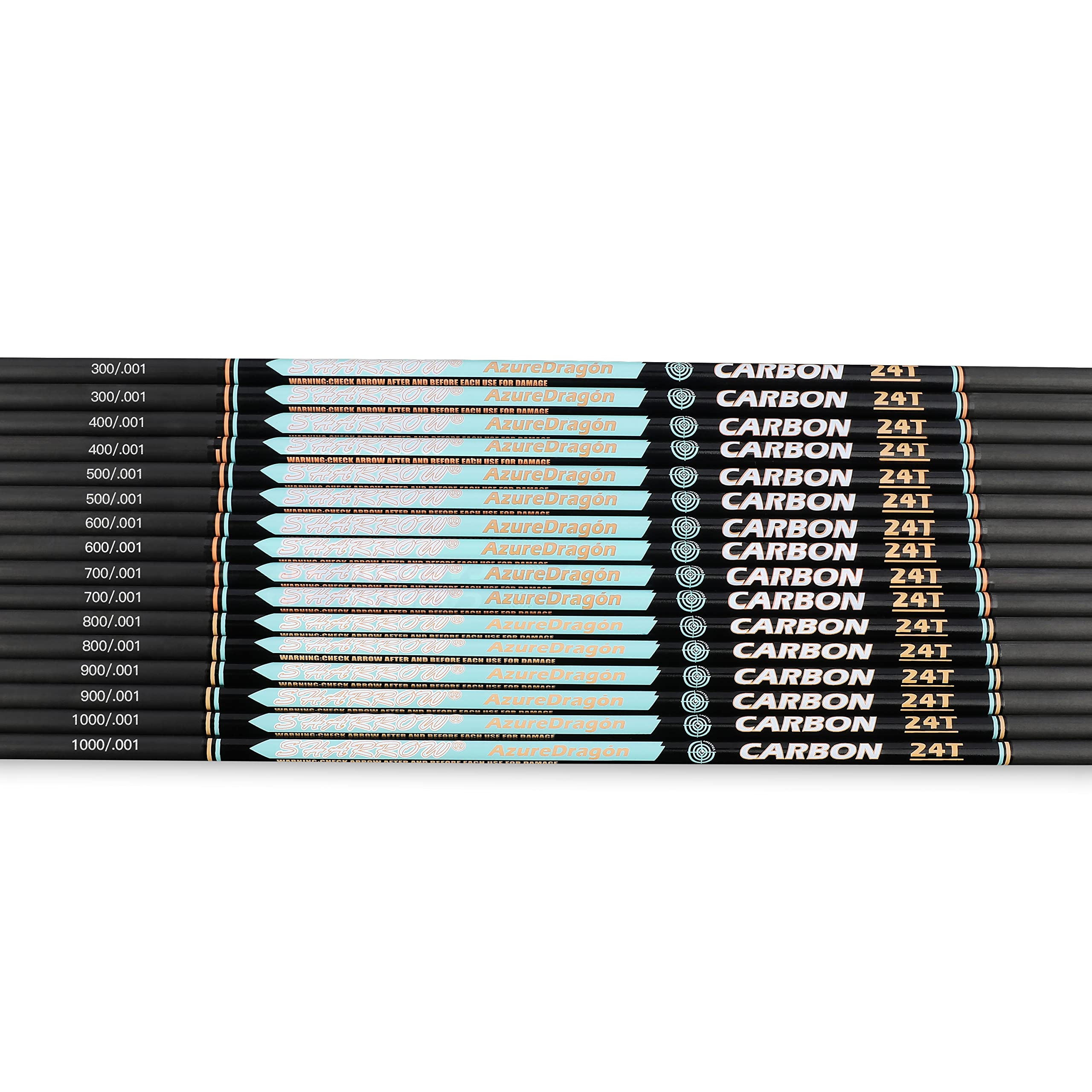 32" Arbres de Flèches en Carbone ID 4.2mm Spine 300-1000 Tubes de flèches pour Le Tir à l'arc à Poulies Arc Recourbé Flèche de Chasse DIY 6/12 Paquet