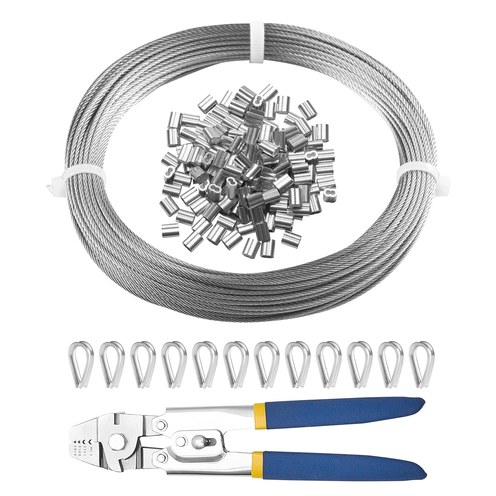 Happybuy Wire Rope Kit, 1/16