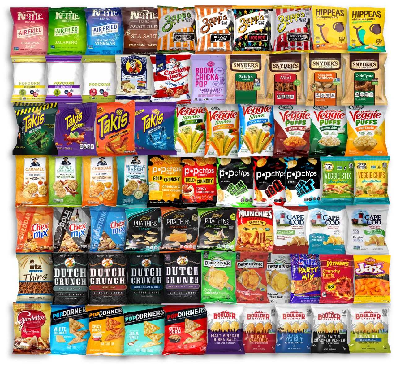 Niro Mix Chips, Popcorn, and Snack Mix Assorted Packs | 35 Packs Variety | Assortment