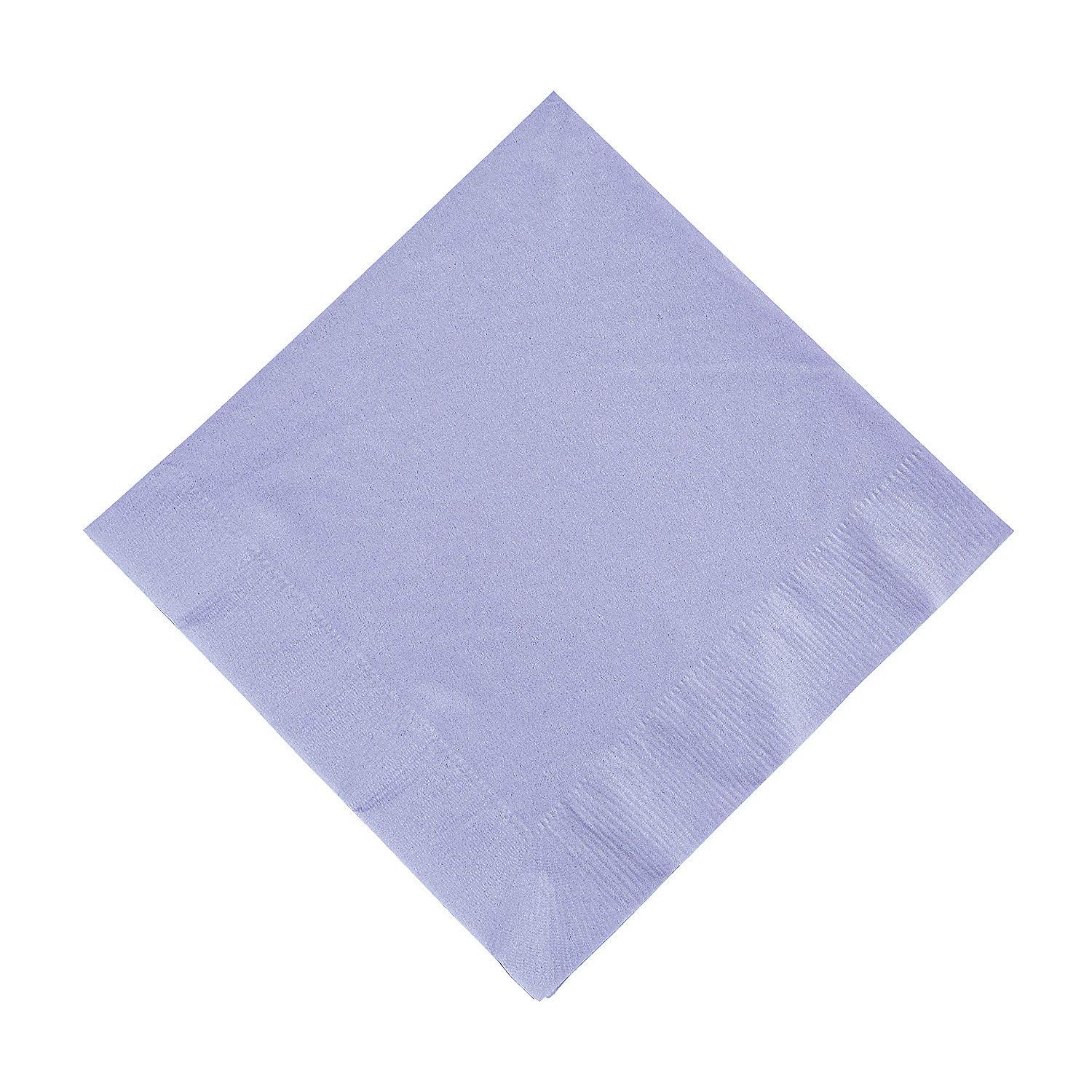 Serviettes de table lavande jetables pour fournitures de fête et vaisselle unie
