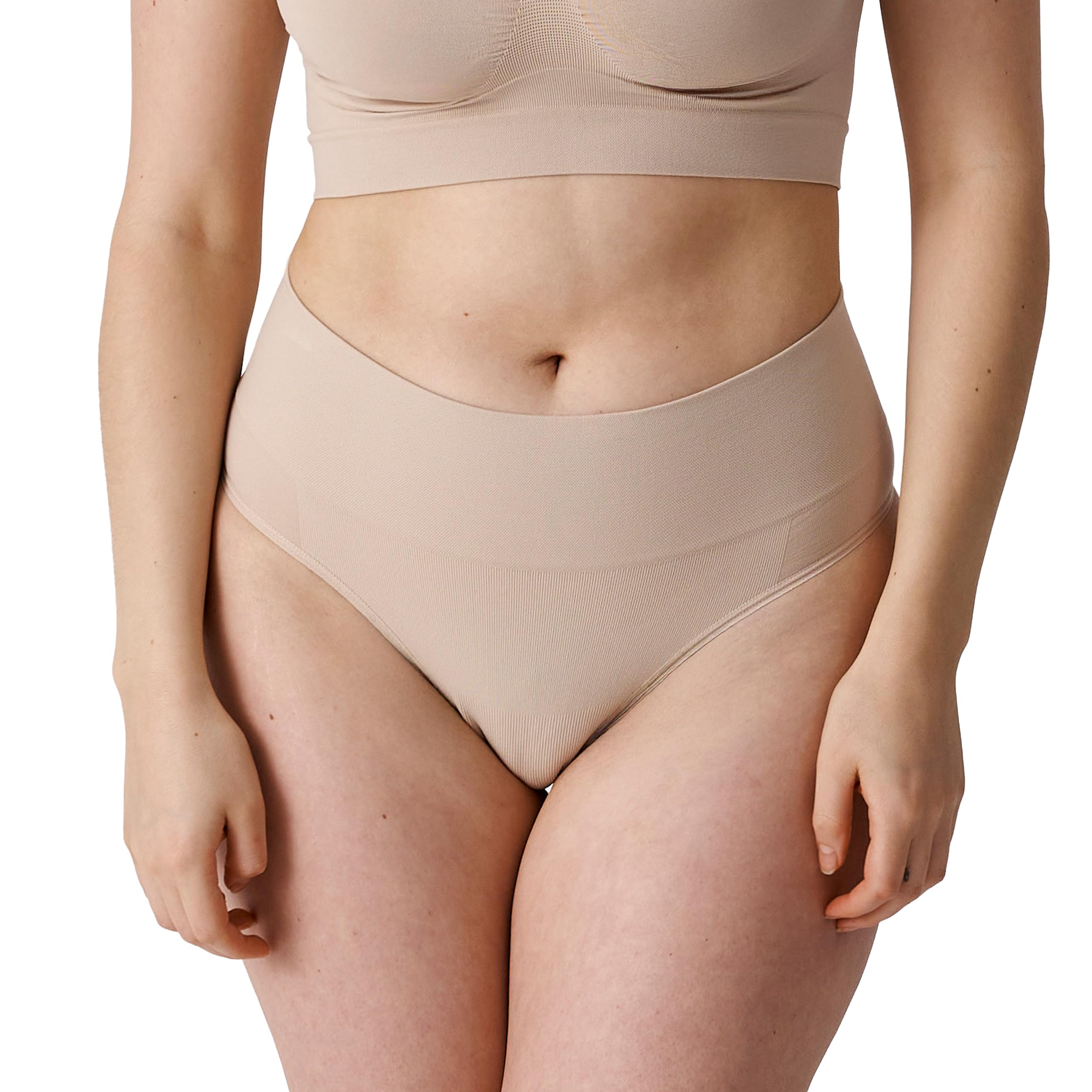 Snocks Shaping Tanga - Shapewear Damen mit mittlerer Kompression, atmungsaktiv, elastisch - Gr. S-XXL - Bauchweg Unterhose, Miederhose