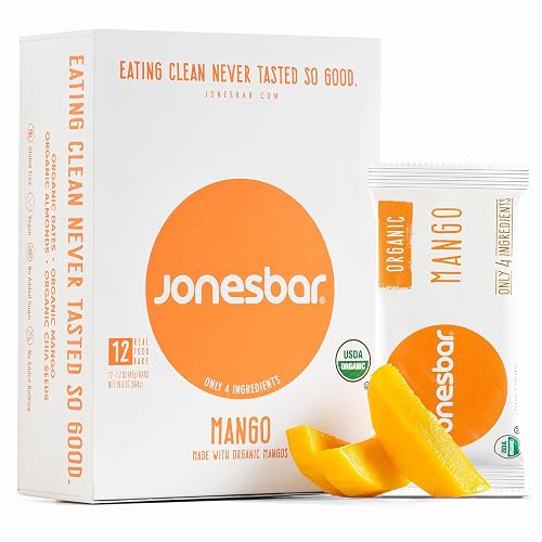Jonesbar Organic Protein Bars Mango Almond