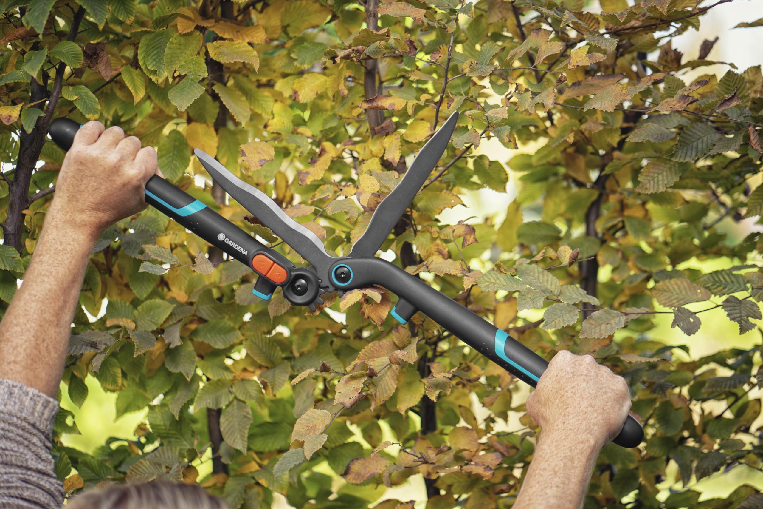 Gardena Cesoie per Siepi 2In1 Energycut 23 cm Lame Precisione Antiaderente Ammortizzazione 12303-20