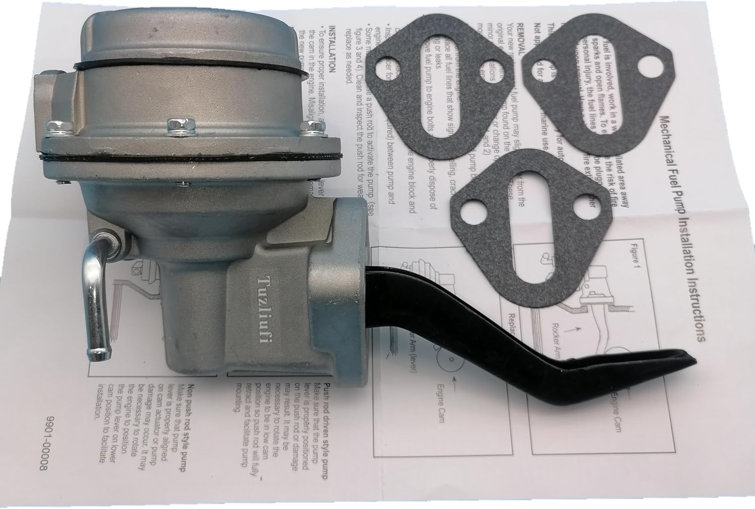 Mechanical Fuel Pump for Volvo Penta OMC Ford Marine 3854053 987024 V8 5.0L Sterndrive 5.8L Engine 302 351W 77121 40690 60389 RA080002A M60389 Small Block V8 Z1060