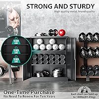 Vista 8 de SISESOL Gabinete de Almacenamiento de Metal Gabinete de Acero con Cerradura con 2 Estantes Ajustables, Gabinete de Oficina Gabinetes de Herramientas