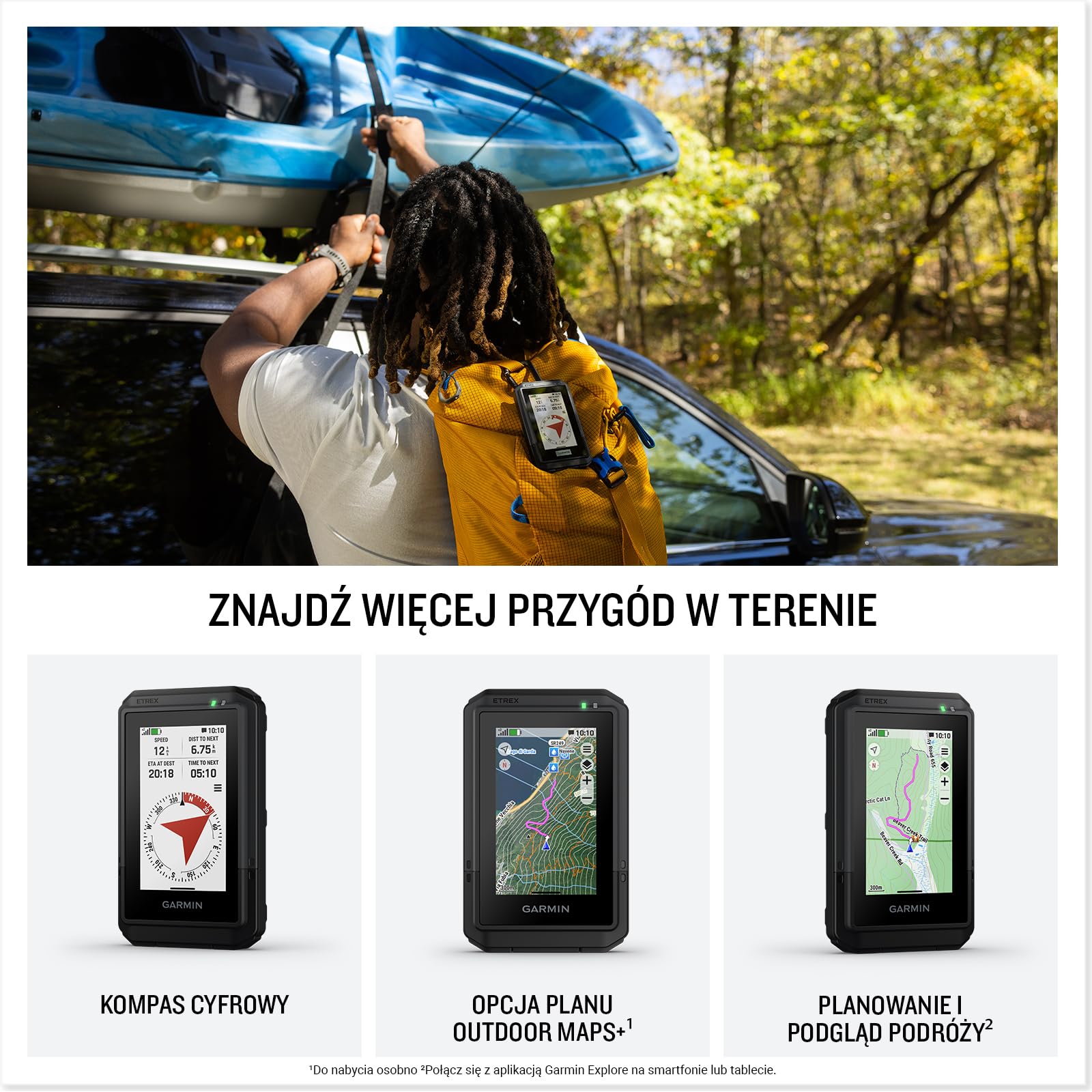 Garmin eTrex Touch Podręczne Urządzenie GPS, Lekki, Dotykowy Ekran,Wielopasmowy GPS