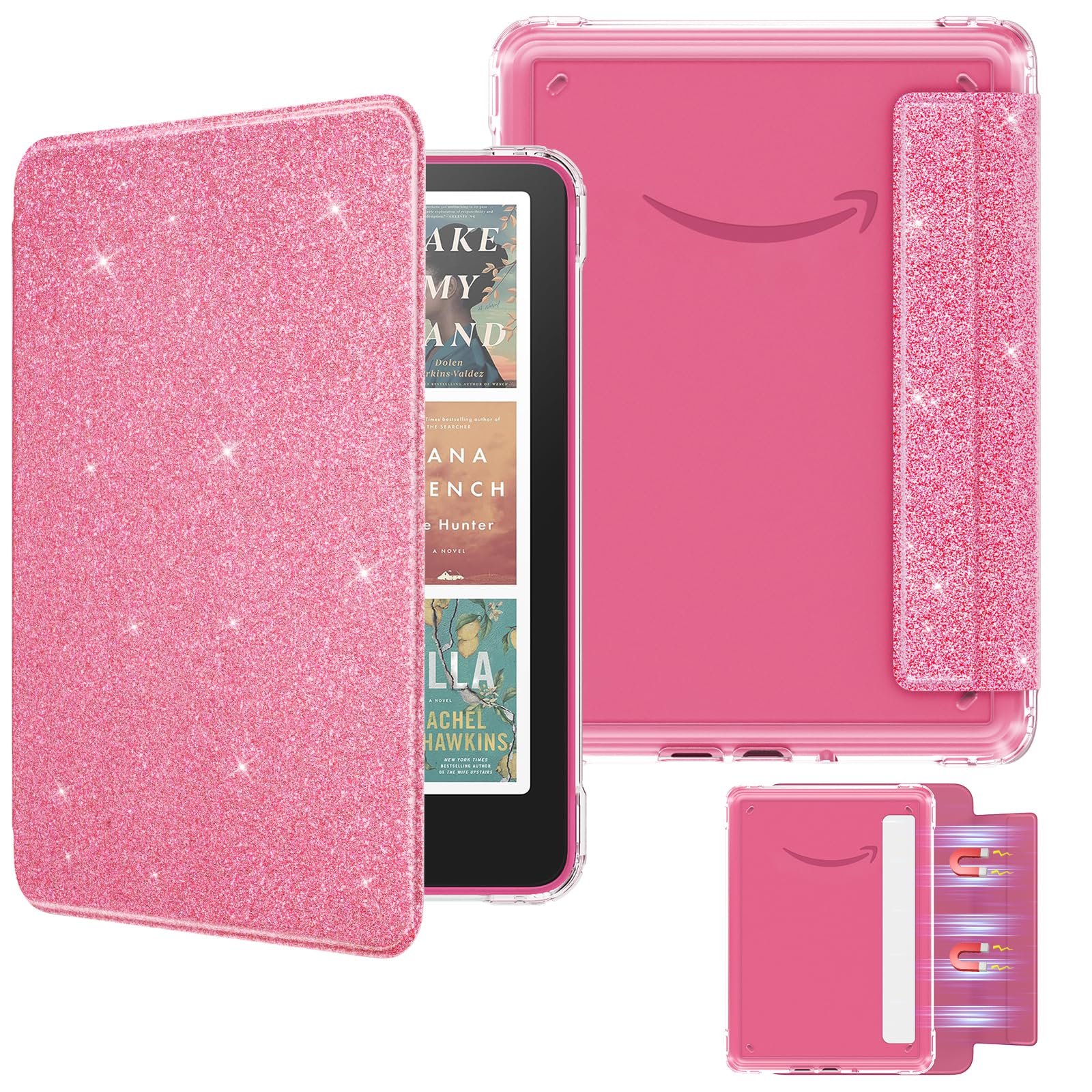 kwmobile flip cover pour Amazon Kindle Paperwhite - Etui livre avec fermeture