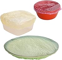 Vista 7 de Cubiertas elásticas para alimentos, tapas de plástico para almacenamiento de cocina, para preparación de comidas, juego de 24