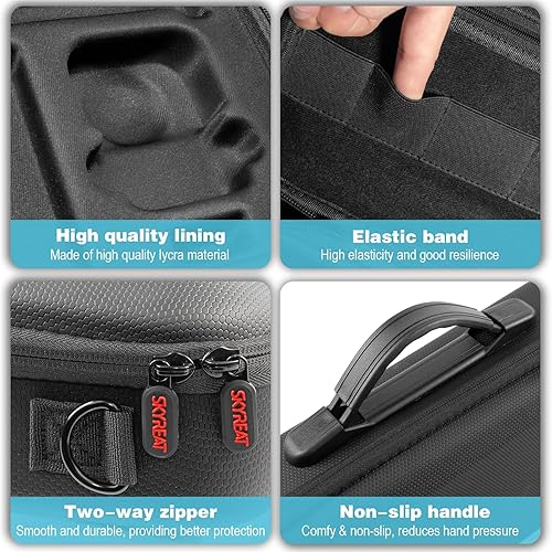 Miniatura 3 de Skyreat Osmo 360 - Funda de piel sintética para DJI OSMO 360, accesorios para cámara de acción DJI OSMO 360