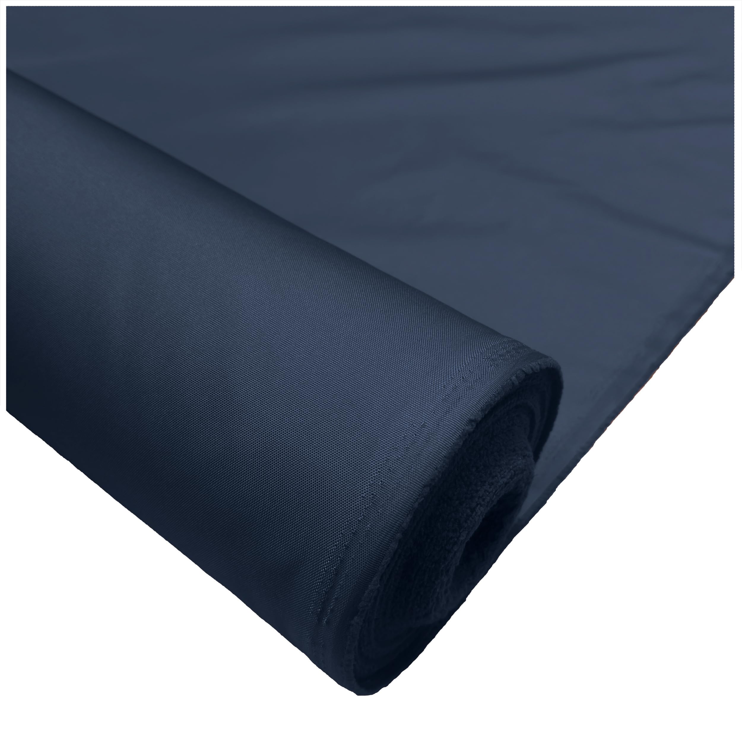 Navy Waterproof 500D Canvas Fabric Heavy Duty PU Coated Outdoor Material – Coated Treatment Suitable for Garden, Upholstery, Covers & DIY Projects Half a Metre (50cm x 148cm)