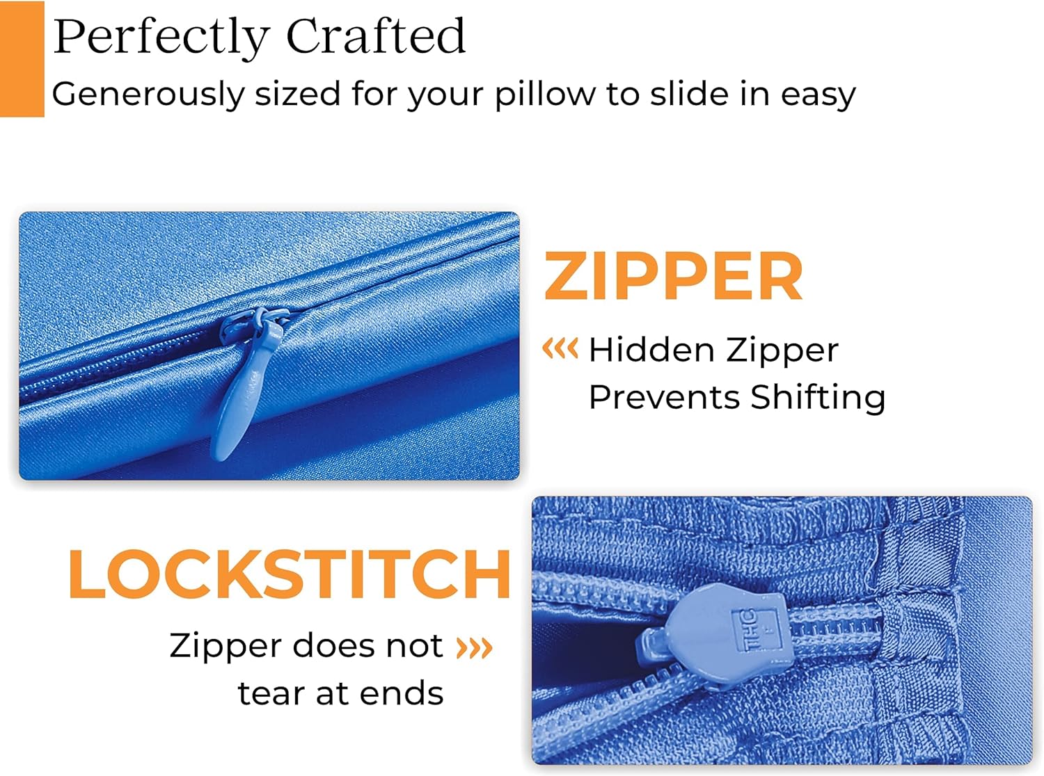 TAFTS シルク枕カバー 22匁 100%ピュアマルベリーシルク 枕カバー & スリープマスク 髪と肌用 低刺激性 グレード 6A ロングファイバー : Tafts Pillow Cases - 22mm 100% Pure Mulberry 6A Silk