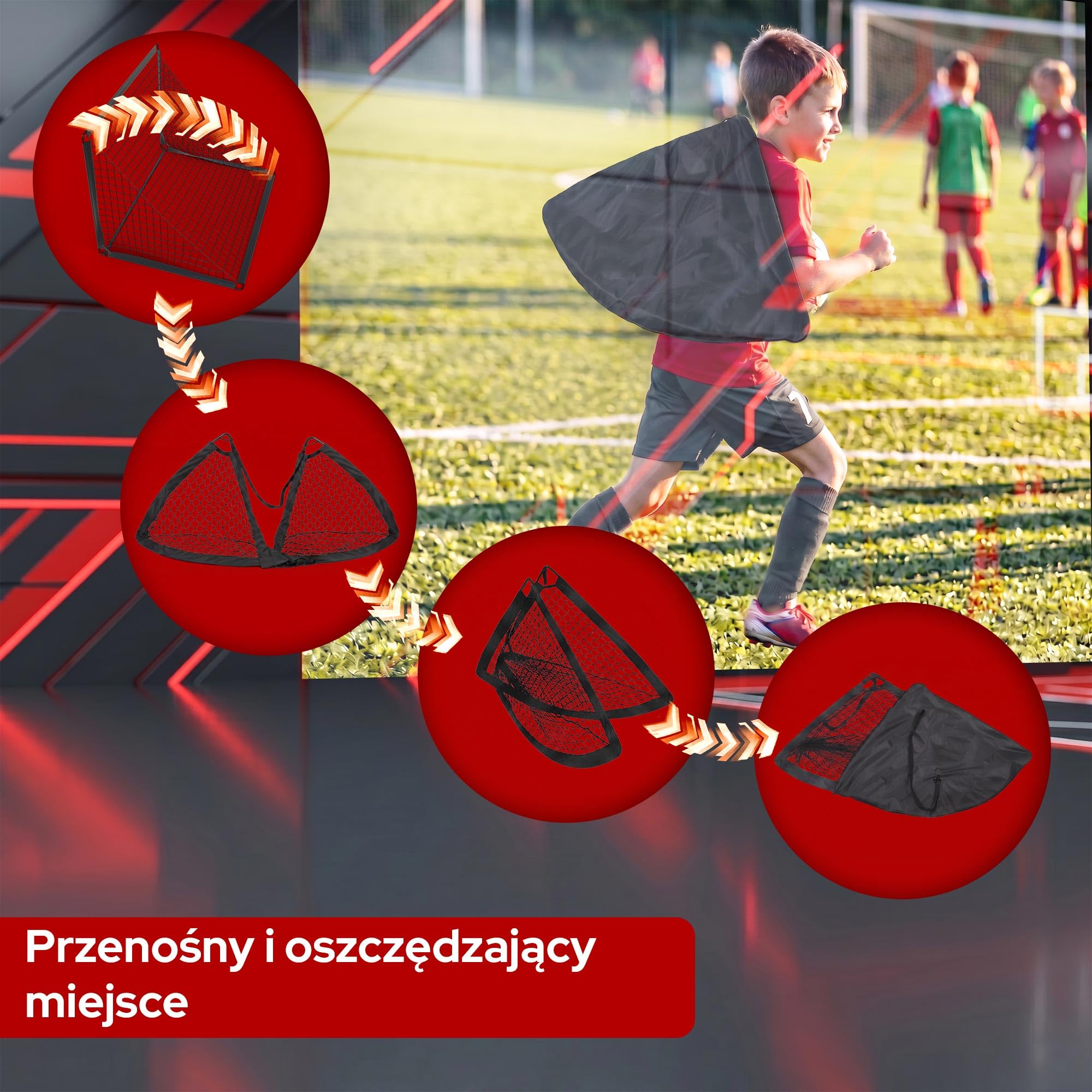KM-Fit Bramka Piłkarska 2w1 150 x 120 cm z Matą Treningową | Bramka do Treningu Strzałów dla Dzieci i Dorosłych | Do Ogrodu
