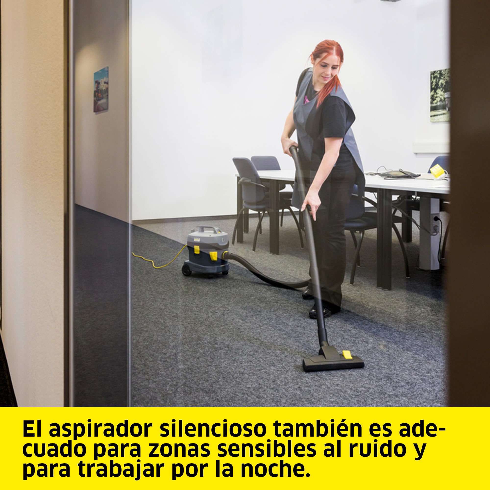 KÄRCHER Aspirador en seco T 11/1 Classic, depósito: 11 l, Potencia: 850 W, Nivel de presión acústica: 61 dB(A), Peso: 3,9 kg, Cable: 7,5 m, Cesta de Filtro Permanente