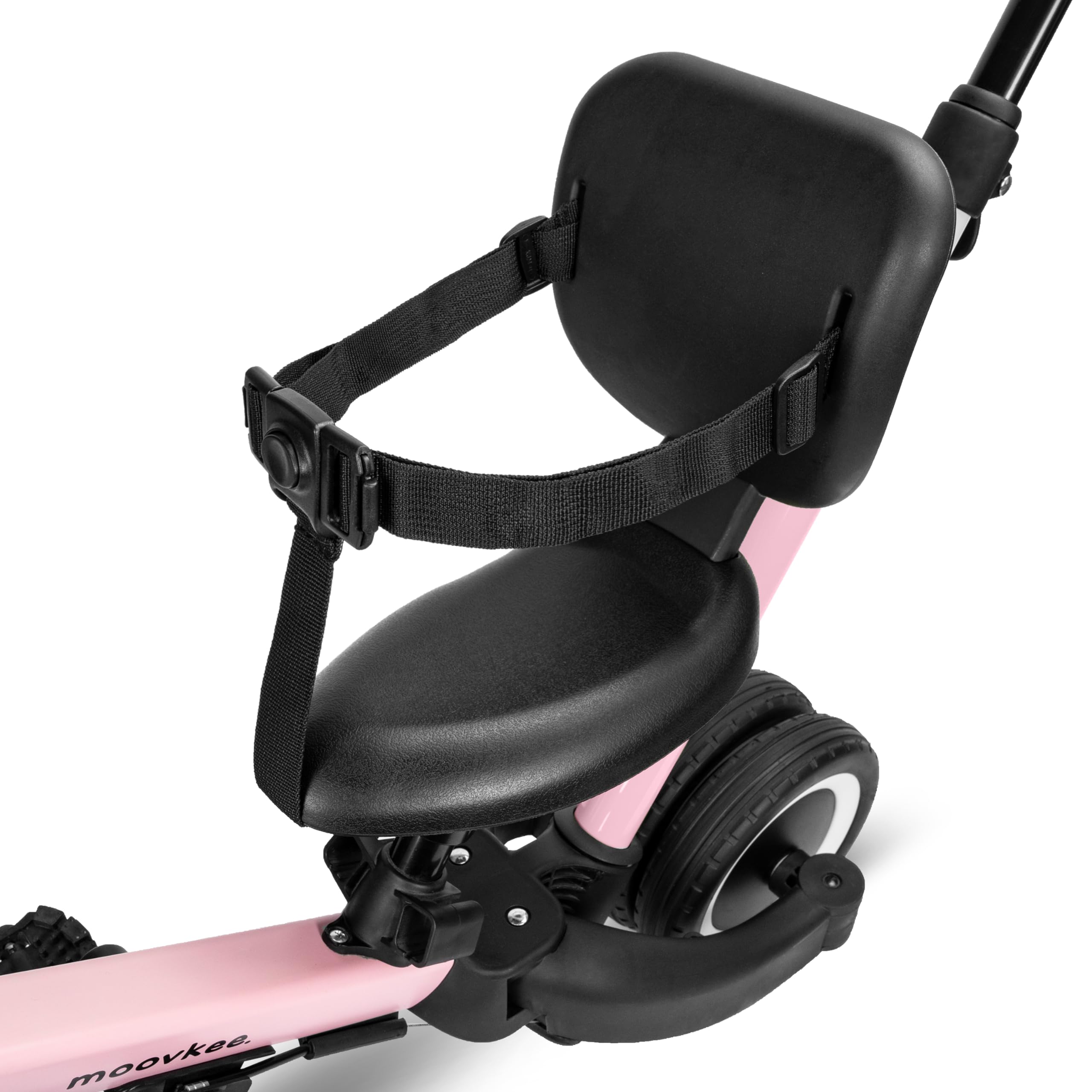 6in1 Dreirad ab 1 Jahr mit Schubstange - Rosa Laufrad für Baby | Kinderfahrrad Faltbar 1–5 Jahre Laufräder Multifunktionales und Stabil Sicherheit Lauflernrad für Ihr Kind