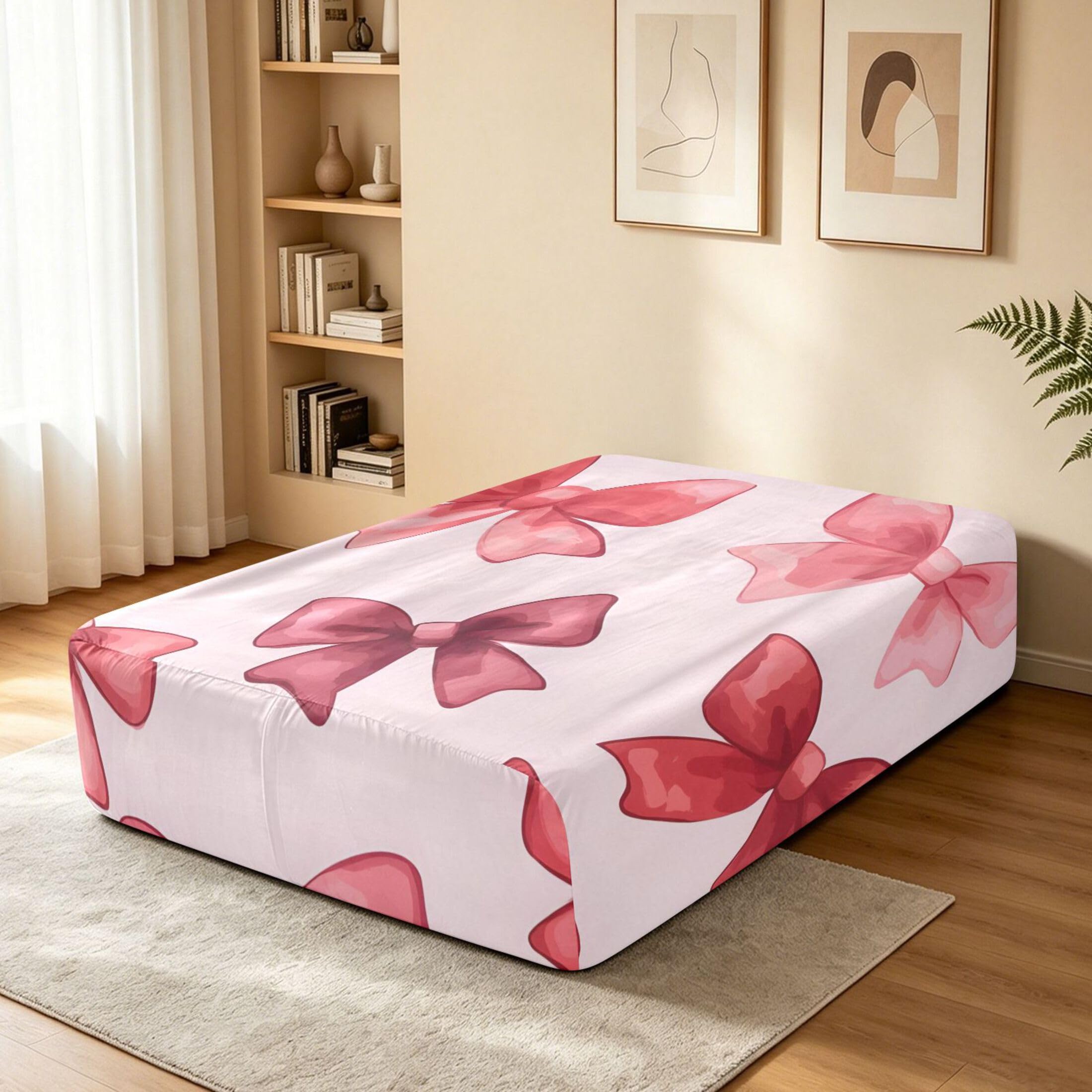 Bows Sábana bajera ajustable individual para colchón de aire, bolsillo extra profundo de 24 pulgadas, funda suave y transpirable con apertura de válvula de cremallera para cama de aire