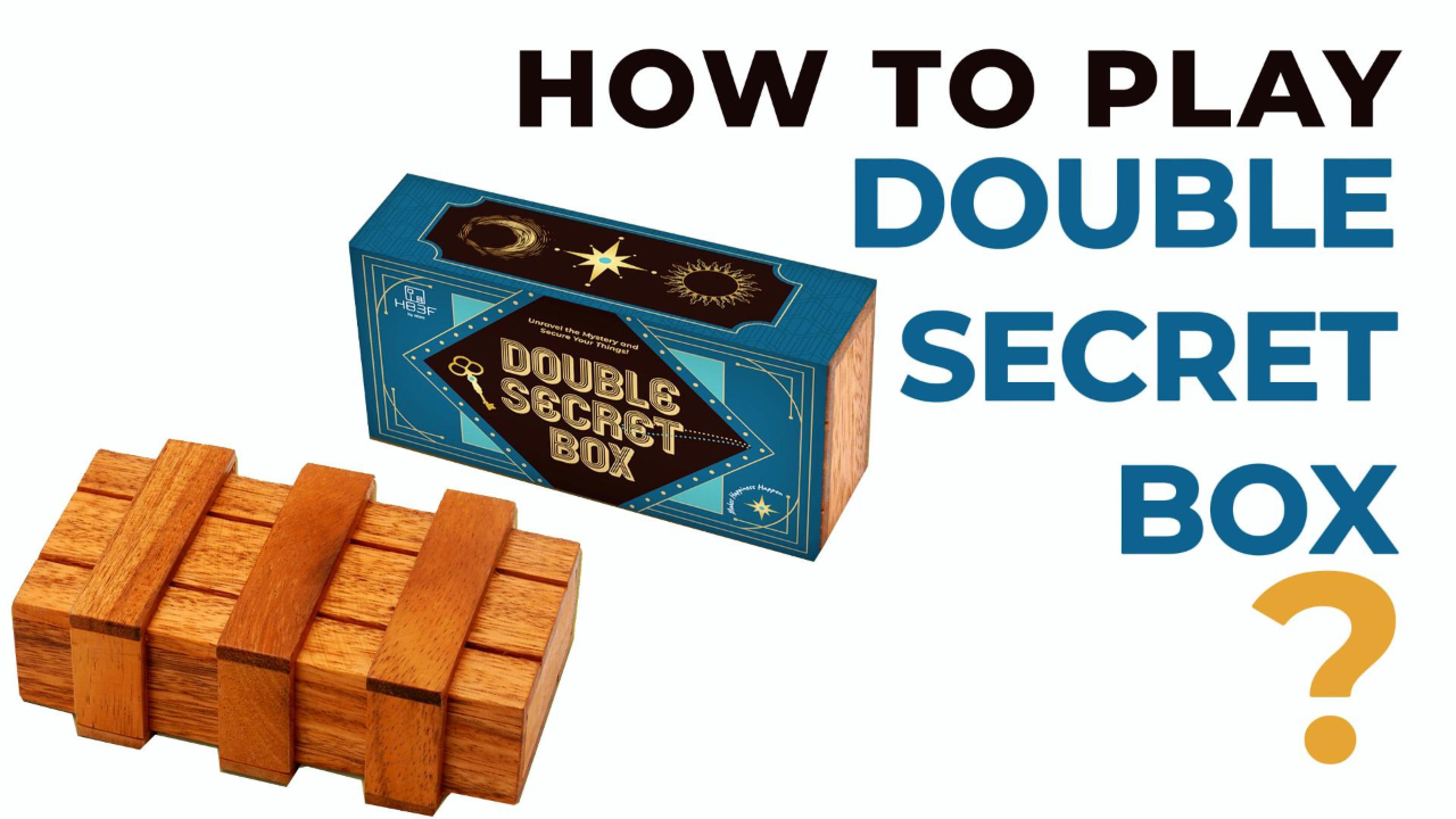 Amazon.com: BSIRI Wooden Secret Money Puzzle Box Brain Teaser with