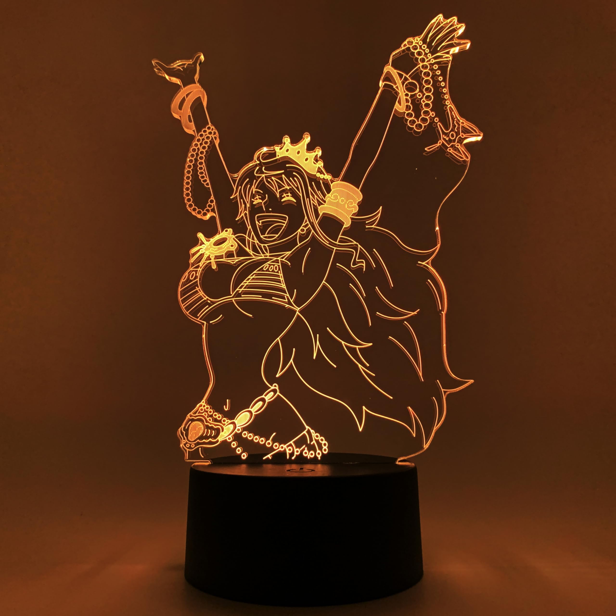 Nami Light Box – One Piece Anime Lamp Figure Night Light – Officially Licensed 3D Room Decor Gift For Otaku & Gamers (USB-C Rechargeable)