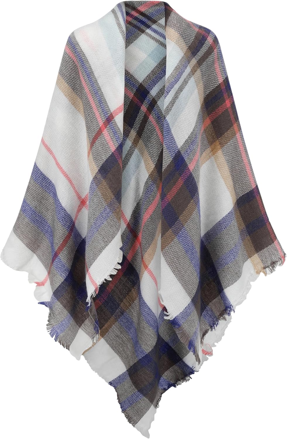 Buy Women's Oversized Plaid Blanket Scarf at Ubuy Australia