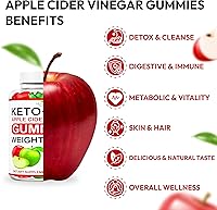 Vista 3 de Keto ACV Gummies Advanced Weight Loss - ACV Keto Gummies Supplement for Women and Men - Metabolism, Detox, Cleanse - Apple Cider Vinegar - Ginger +
