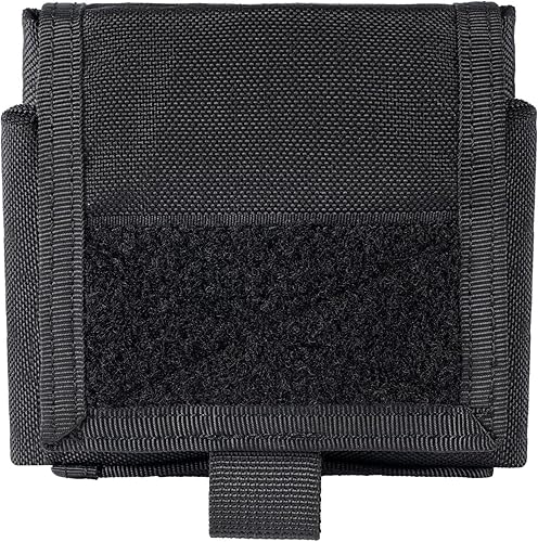 TACNEX Bolsa de volquete para cinturón de trabajo, cinturón de batalla, bolsa de herramientas enrollable, bolsa de caída con clip MOLLE con cordón