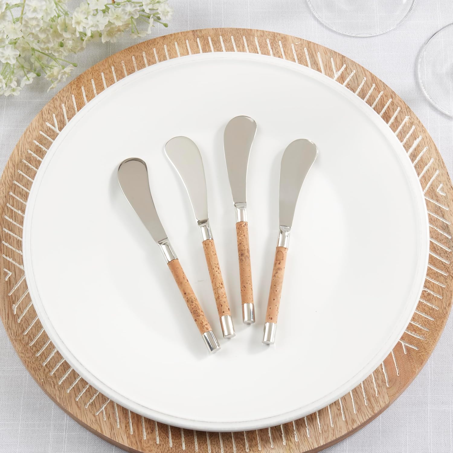 Artisan Cork-Handled Spreader Set
