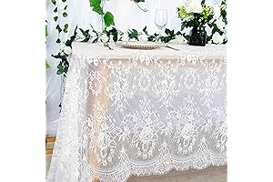 ShinyBeauty Lace Tablecloth: A Touch of Vintage Elegance for Your Table