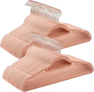 SONGMICS Velvet Hangers, Set of 60, Non-Slip, Space-Saving