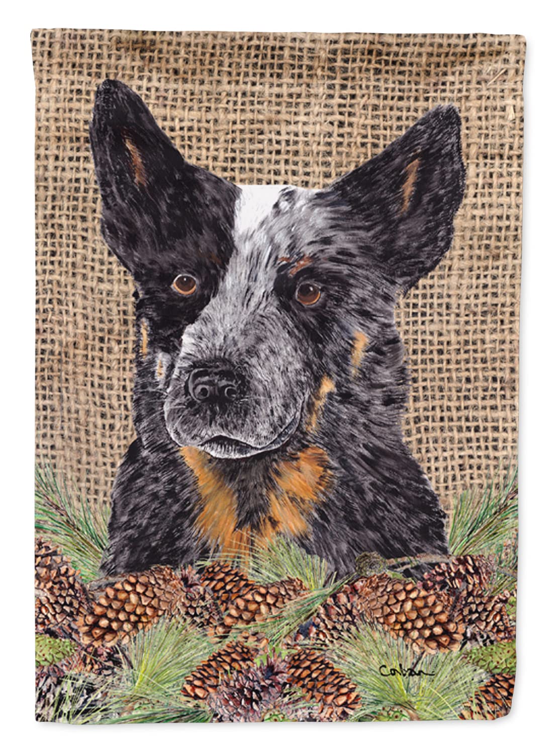 Australian Cattle Dog Flag idée cadeau idéale pour les amoureux de Bouvier Australien
